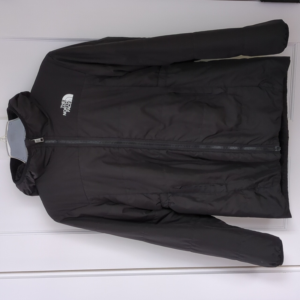 Girl's XL (14/16) North Face Reversible Hooded Mossbud Parka
